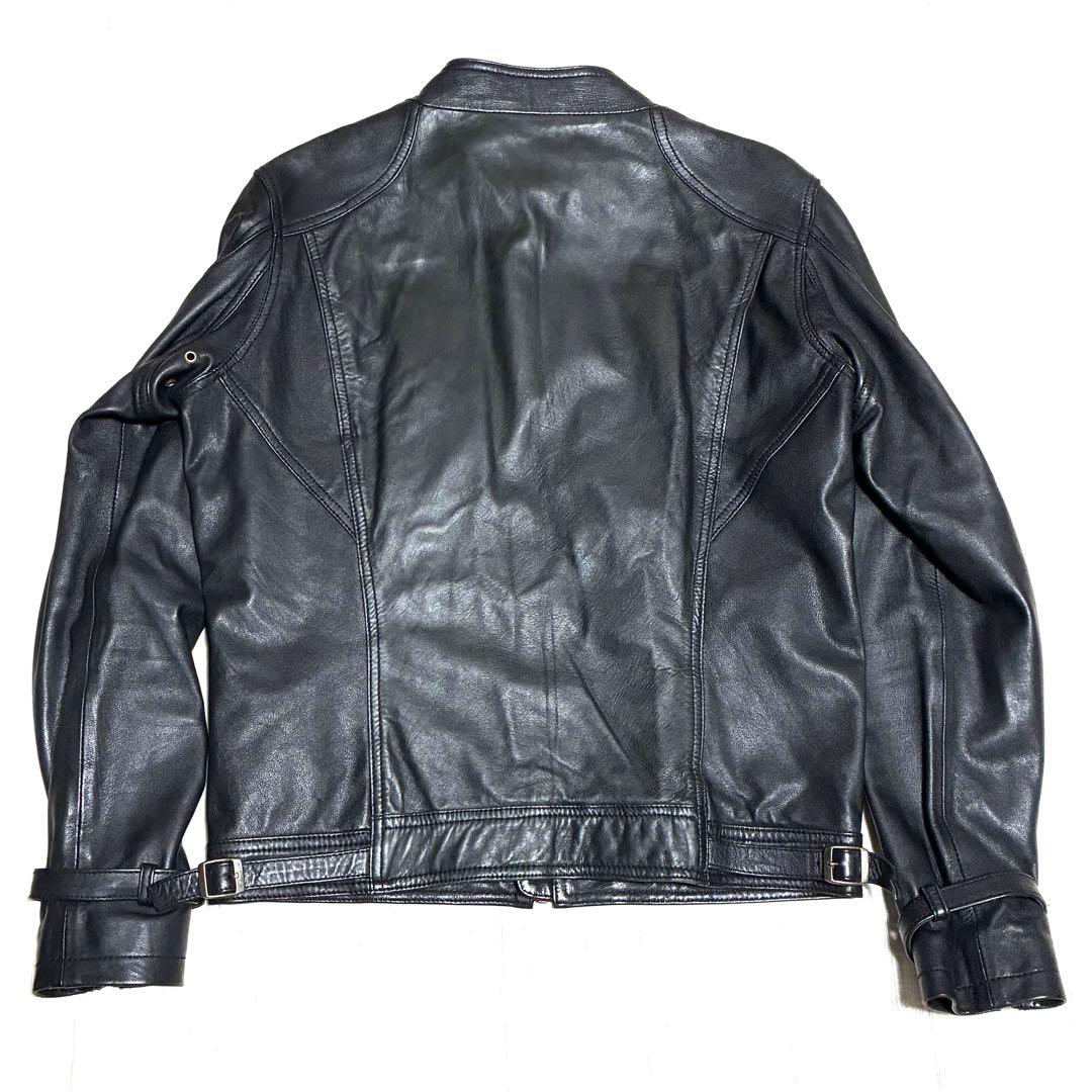 DEGNER 8SJ-1 レザージャケット シープレザー XL ブラック