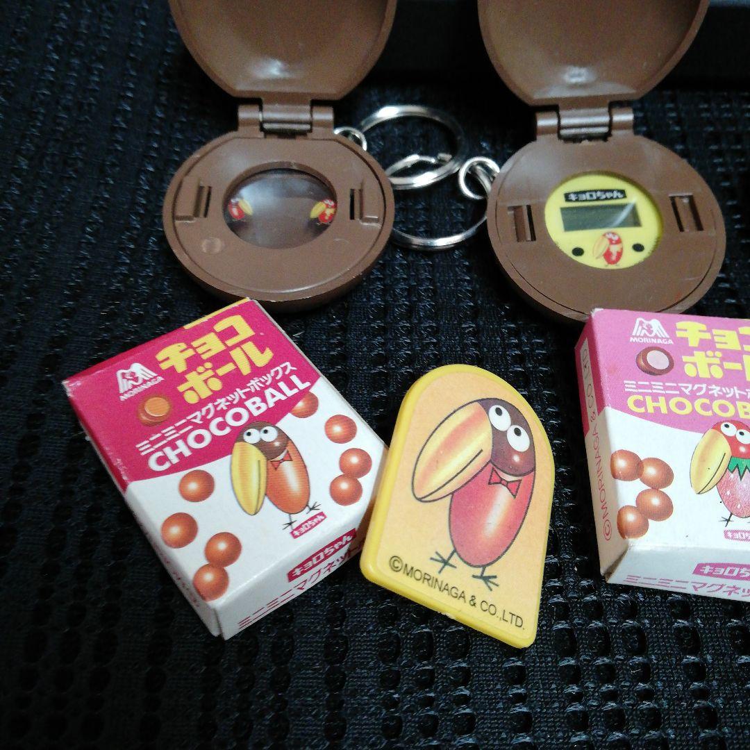 森永キョロちゃんチョコボールワクワクホルダーウォッチ写真キーホルダーレトロ