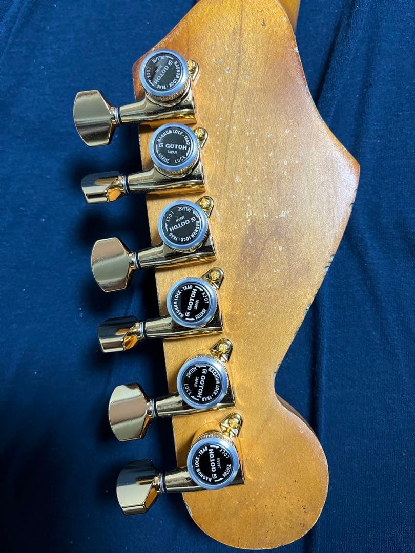 飯*志様 ストラトキャスター　レリック（諸々実践的改造あり）