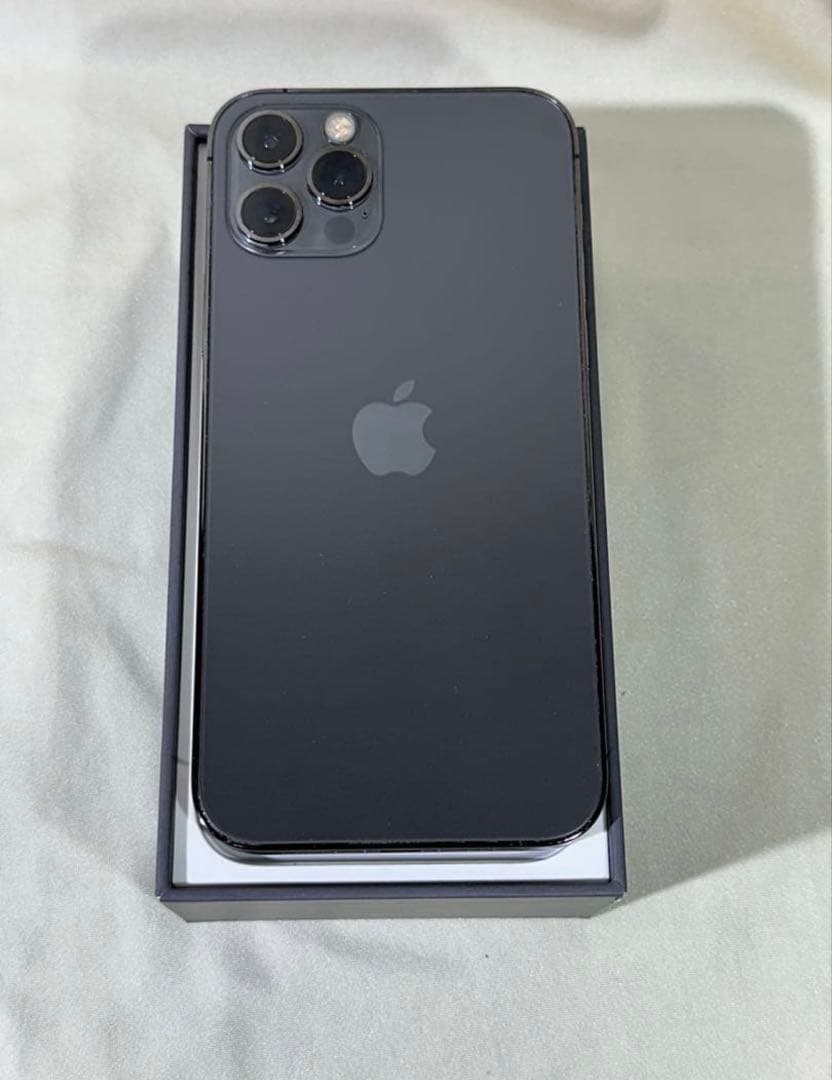 iPhone12 pro 128GB グラファイト バッテリー100%表示 良品