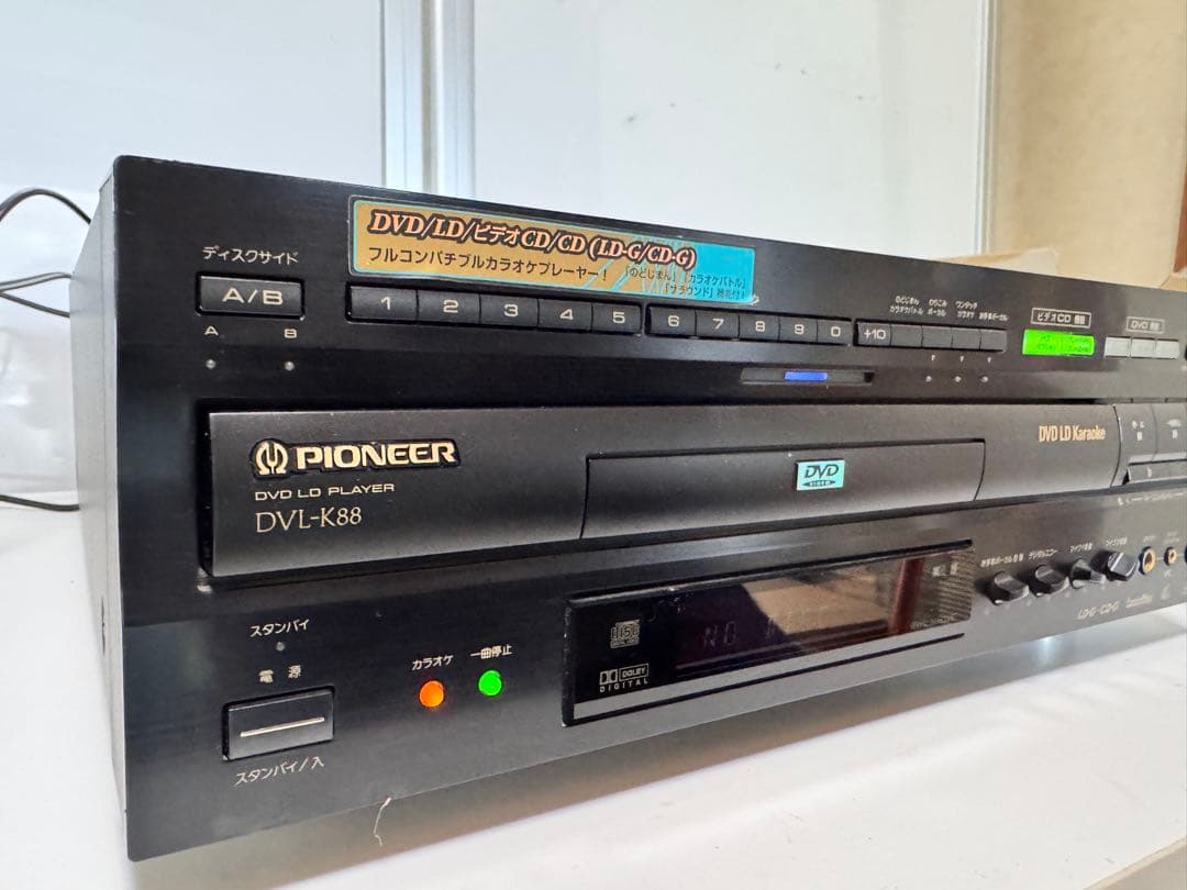 Pioneer DVD/LDプレーヤー DVL-K88 カラオケ 日本製