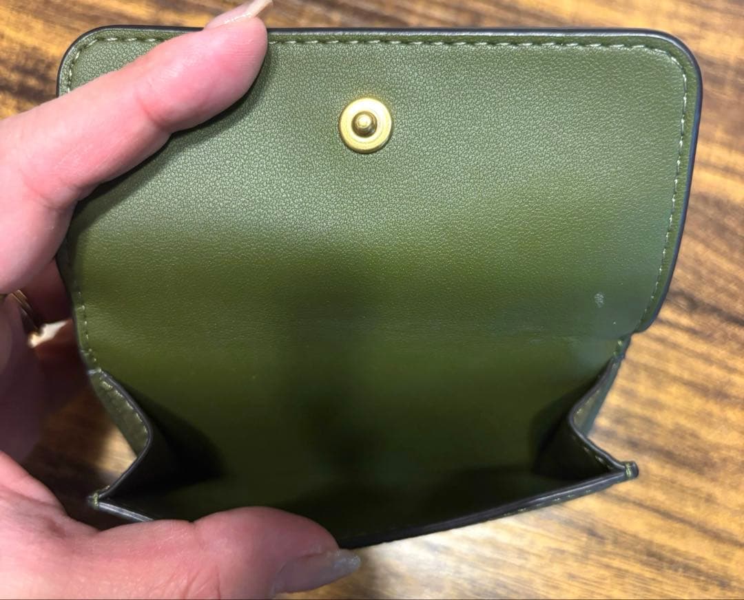 SALE中【ほぼ新品】COACH ミニトライフォールドウォレット レディース