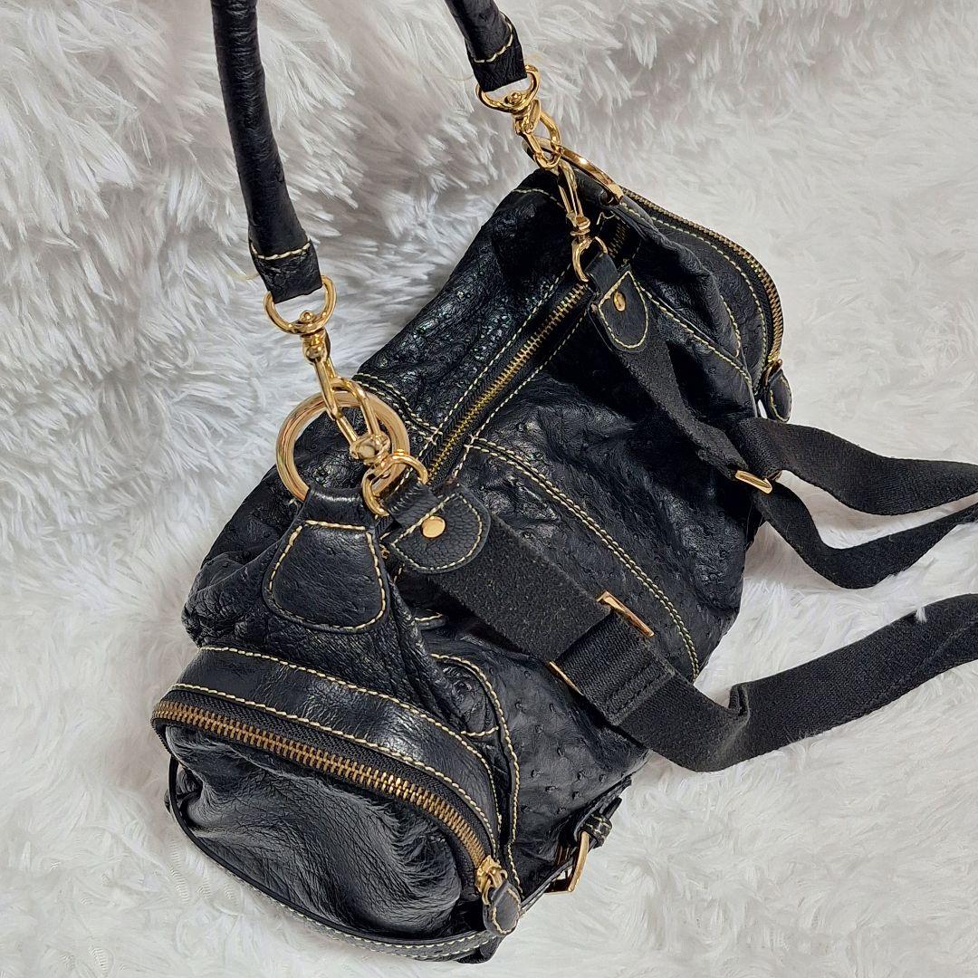 y2k grunge coquette 2way ショルダー バック ブラック