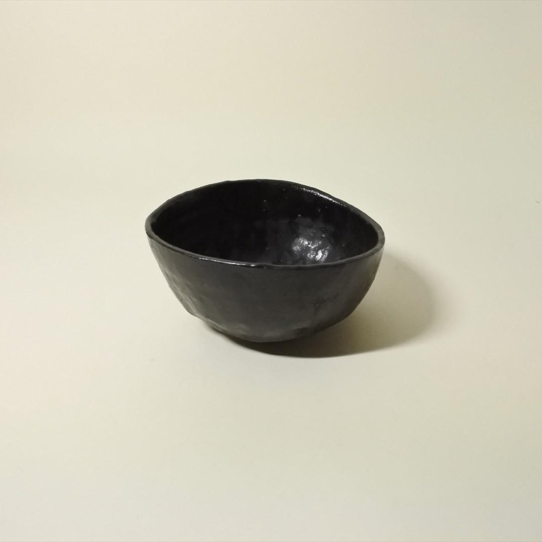 明治時代　黒茶碗　骨董品　アンティーク　茶道具 b