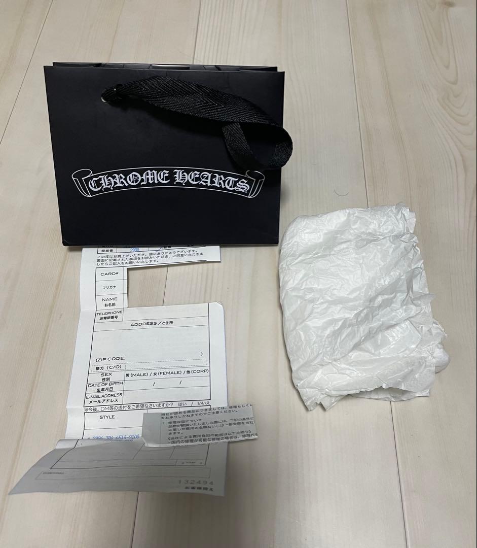 CHROME HEARTS ヘアゴム コンチョ スター　クロムハーツ　インボイス