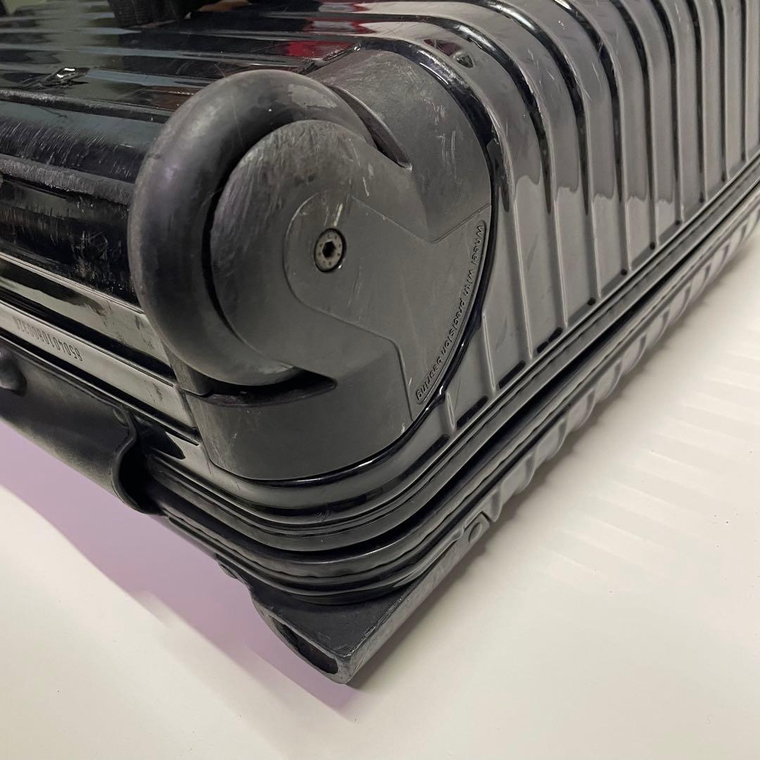 ○リモワ 機内持ち込み可2輪 ビジネス トロリー ブラック　現状品