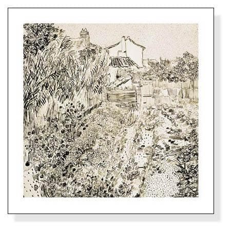 額装品/Jardin de Fleurs/ゴッホ/ポスター/アート/インテリア