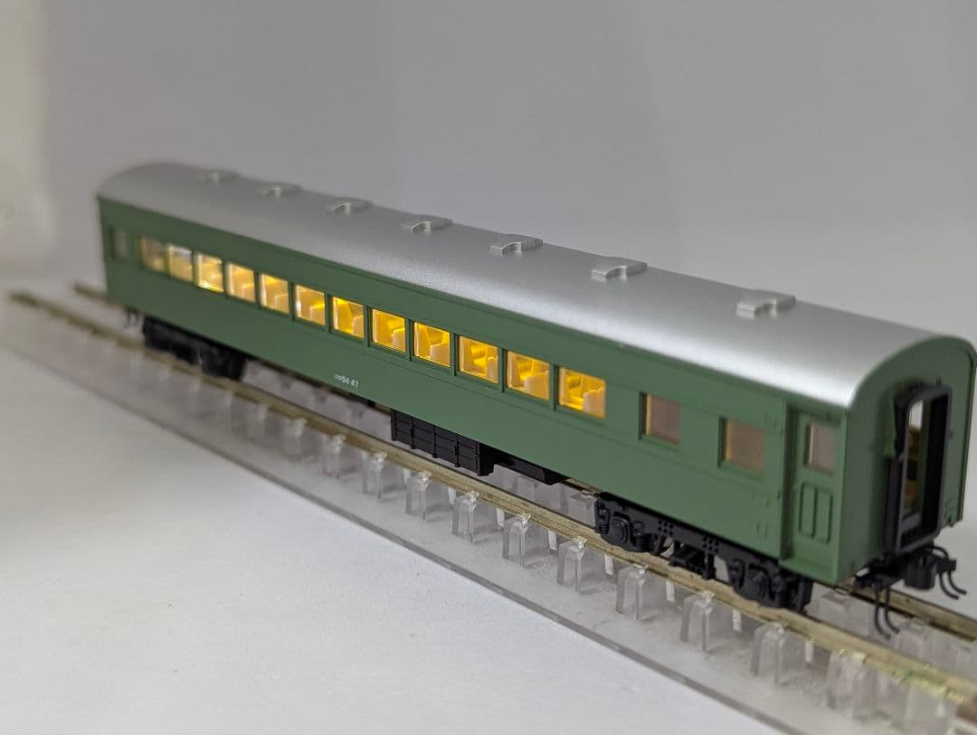 KATO　特急 はと 青大将編成　７両　全車室内灯　Nゲージ