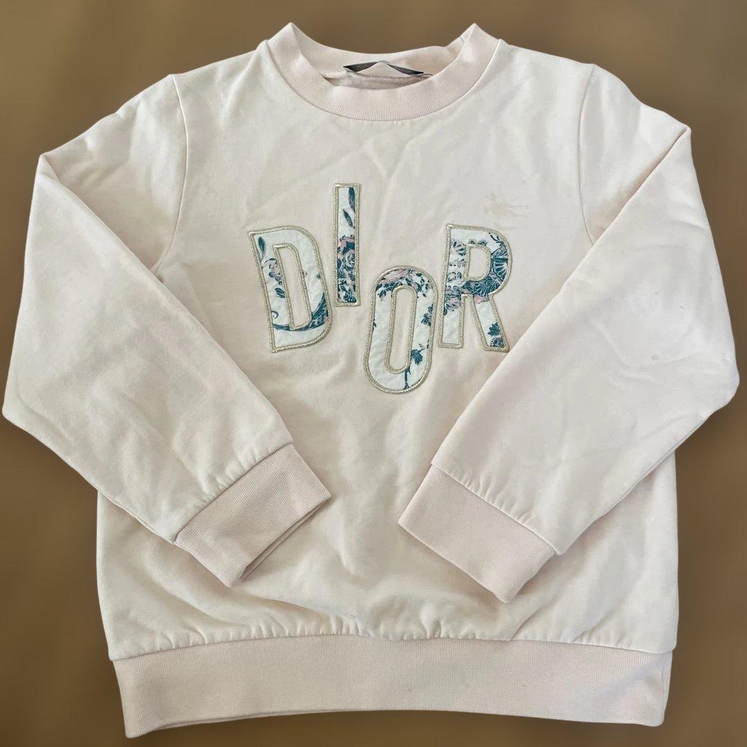 DIOR トレーナー　薄ピンク　8Ｙ