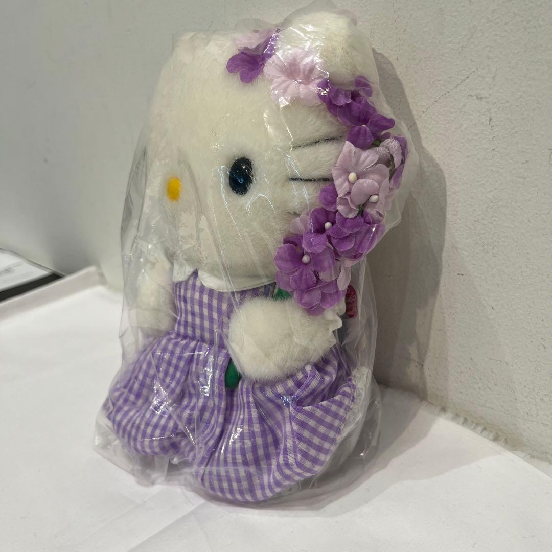 【M3】ご当地キティぬいぐるみ 北海道ラベンダータグ付き