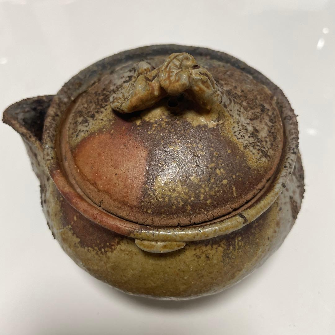 備前焼　宝瓶（陶印あり）