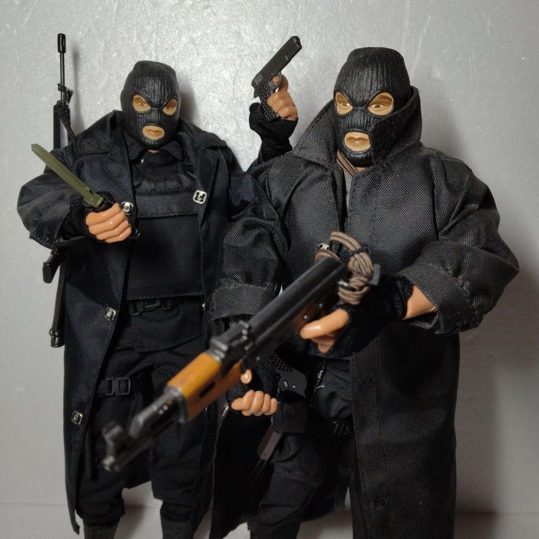 1/6 ミリタリーフィギュア　特殊部隊？強盗？　2体
