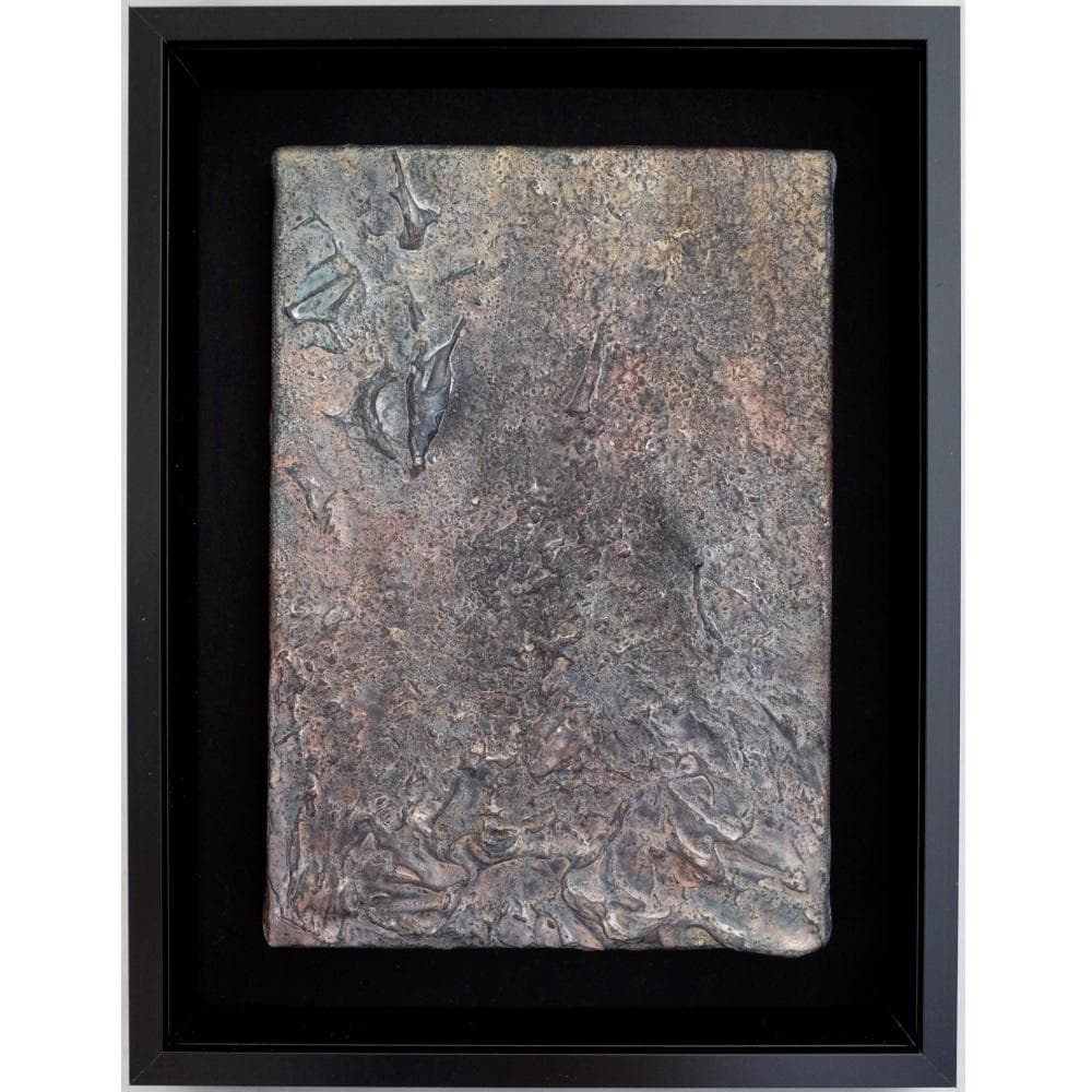 内野隆文　抽象画　アクリル画　サムホール　絵画　現代アート　美術作品　真作