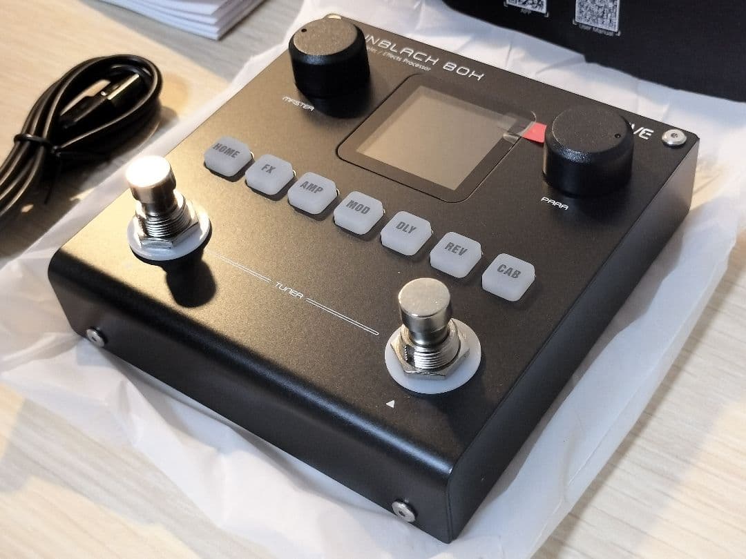 M-VAVE BLACHBOX　ギターマルチエフェクター　アンプシュミレーター