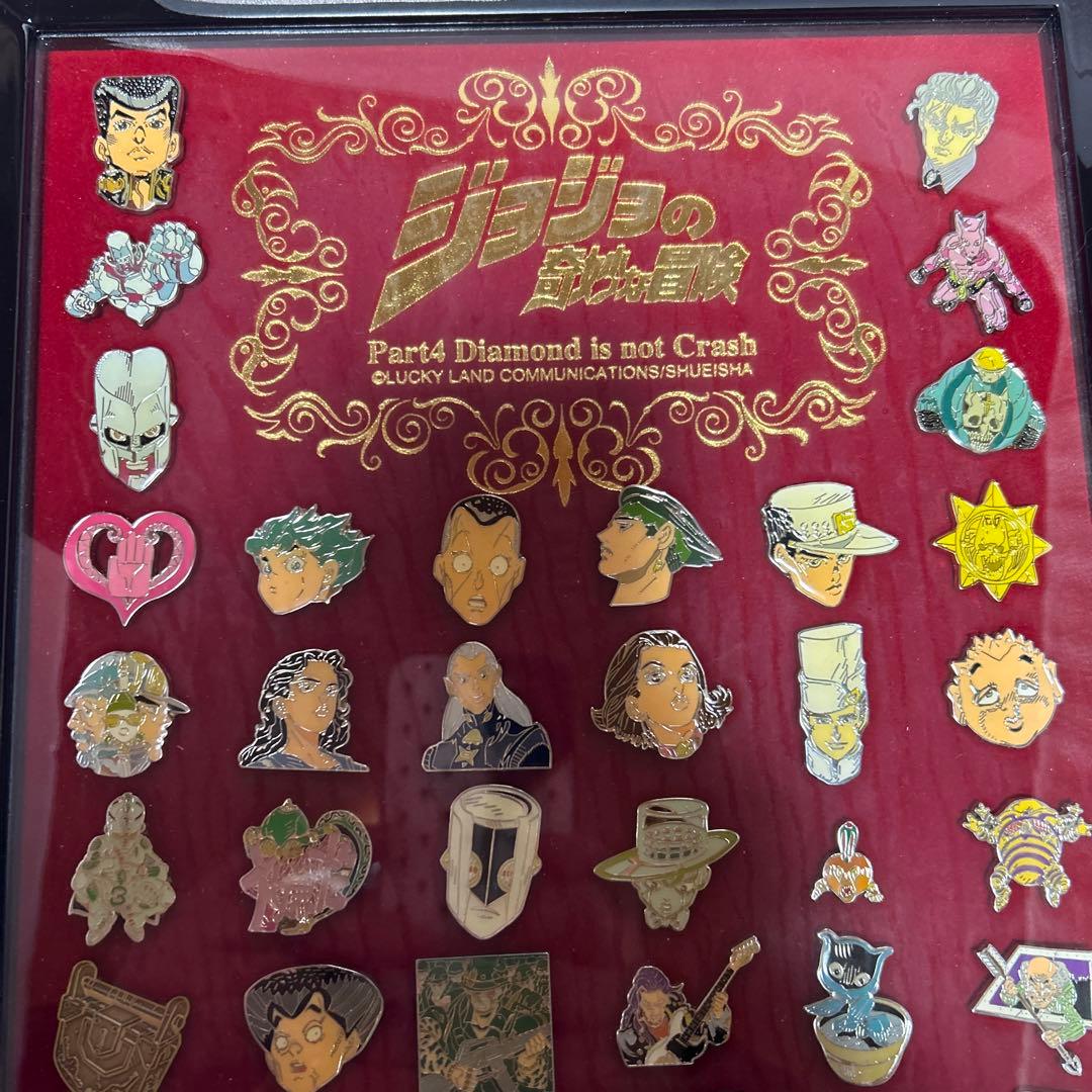 ジョジョ 第四部 ダイヤモンドは砕けない キャラクターピンズセット(額装版)