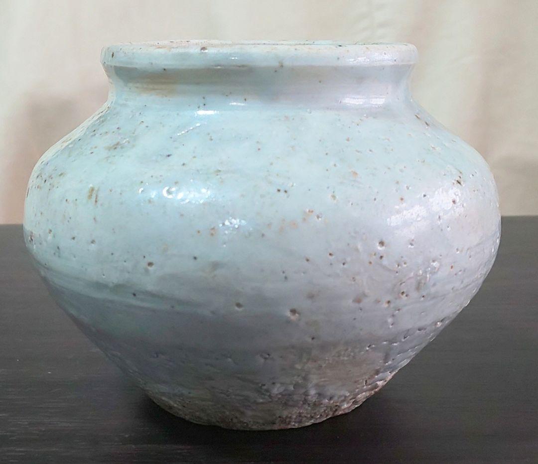 朝鮮古美術 李朝白磁壺