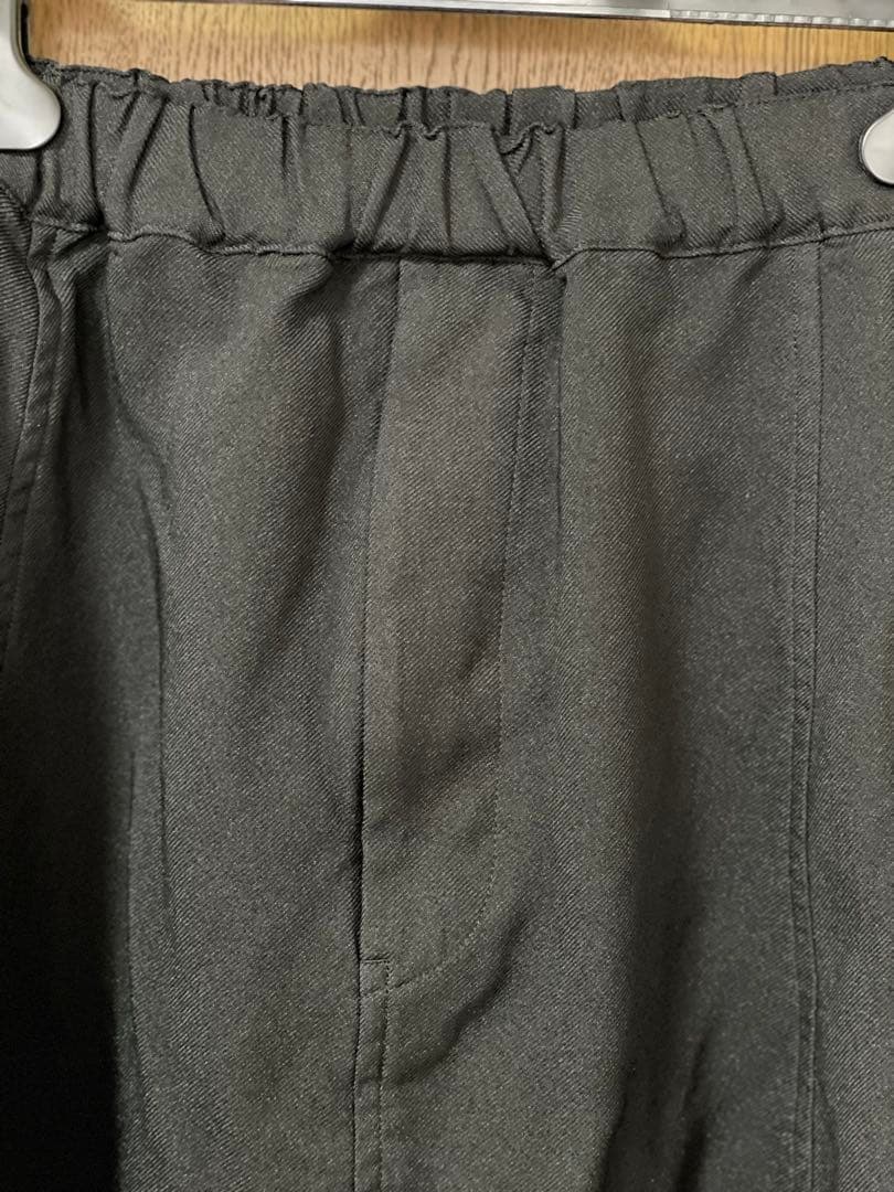 hide 新品 ブラックコムデギャルソン サルエルパンツ ポリ縮