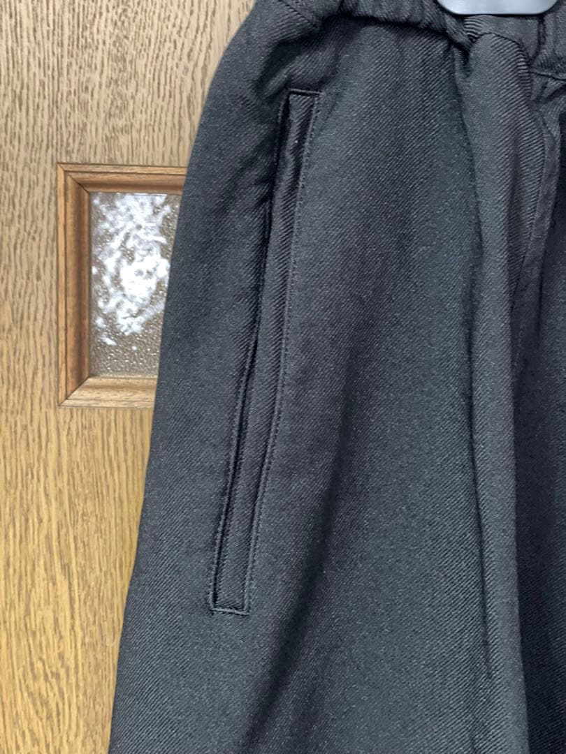 hide 新品 ブラックコムデギャルソン サルエルパンツ ポリ縮