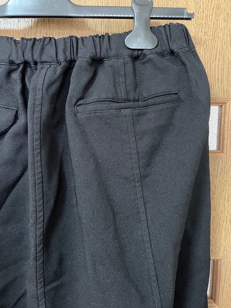 hide 新品 ブラックコムデギャルソン サルエルパンツ ポリ縮