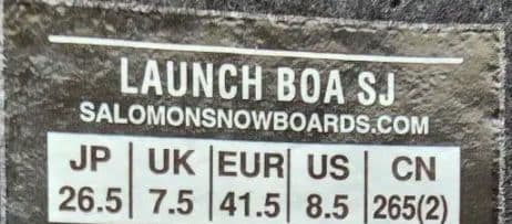 Salomon Launch boa なおちゃん