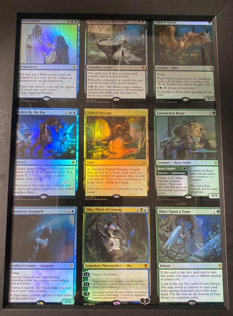 MTG エルドレイン フォイル仕様アンカット・シート(3×3)