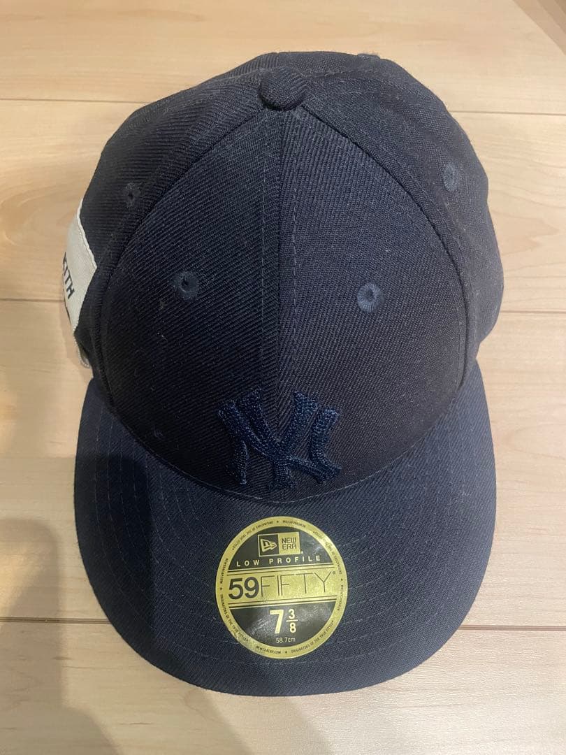 KITH AURALEE ヤンキースキャップ ネイビー