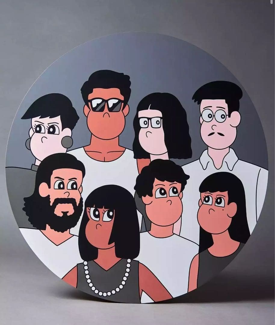 Jun Oson “PEOPLE” ウッドパネル 新品未使用