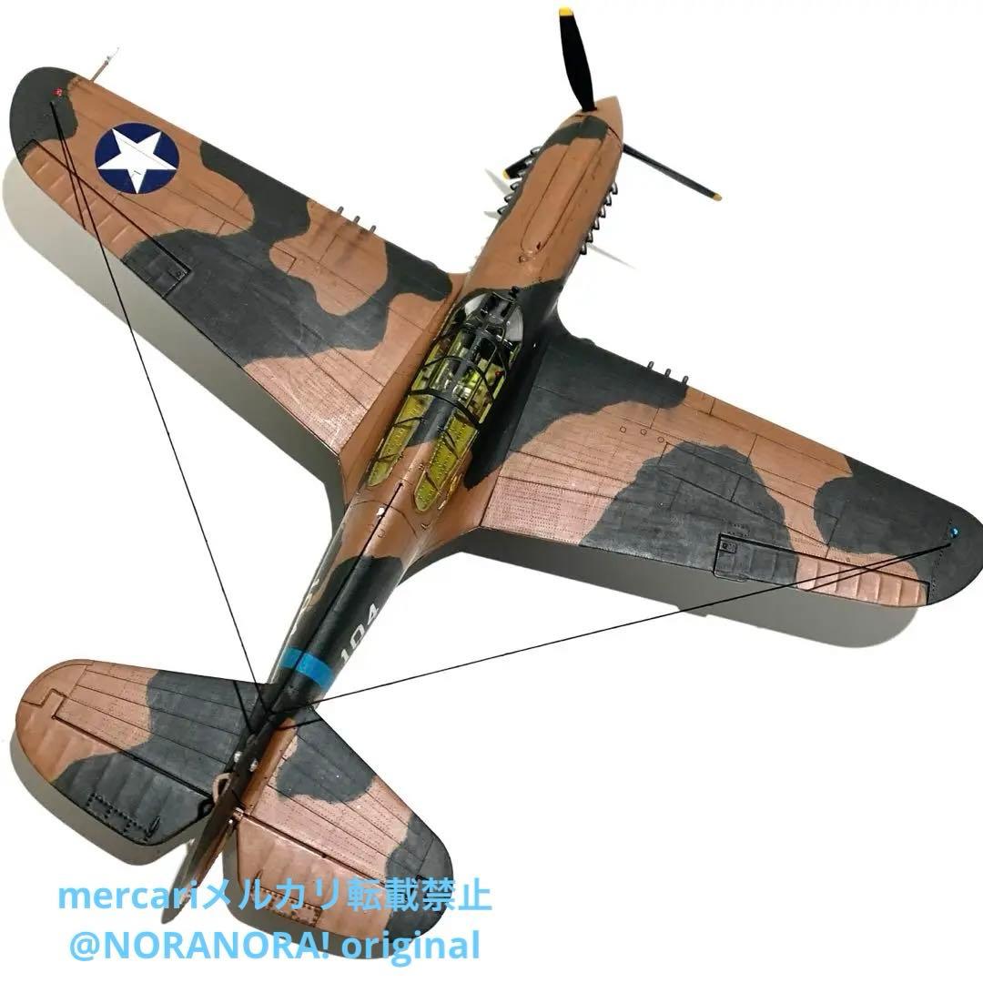 1/48 カーチスP-40E ウォーホークJT86プラモデル 完成品