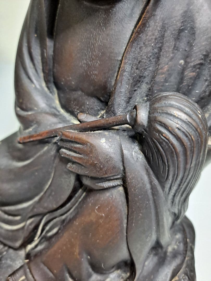 ヤマだるま銅象 作家物 銅製 達磨大師 骨董 置物 人形 工芸品 縁起物