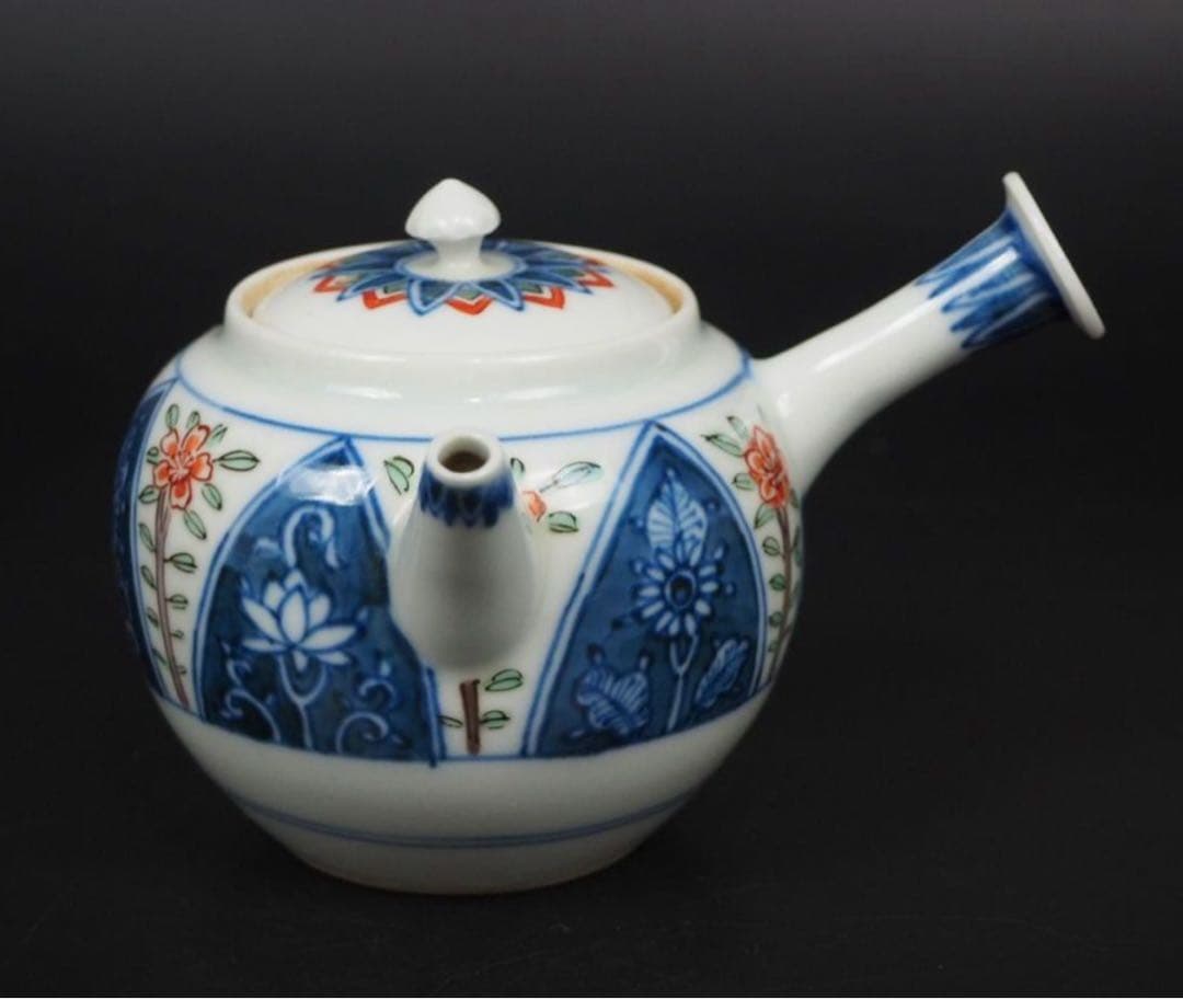 送料無料　大正～昭和前期　京焼 平安清豊造 煎茶器7セット　共箱　煎茶道具