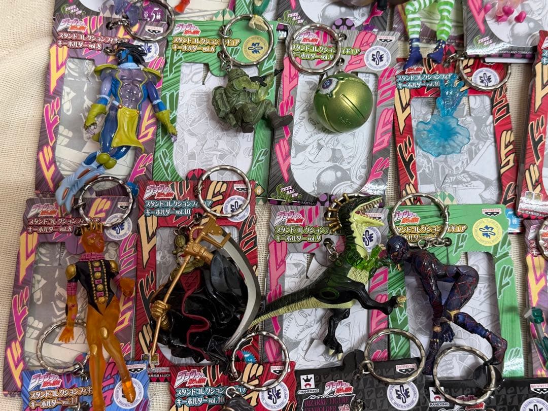 ジョジョの奇妙な冒険 スタンドコレクションキーホルダーなど29種