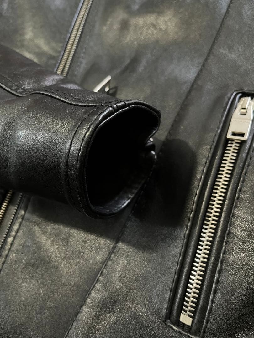 BALENCIAGA バレンシアガ ライダースジャケット44 牛革