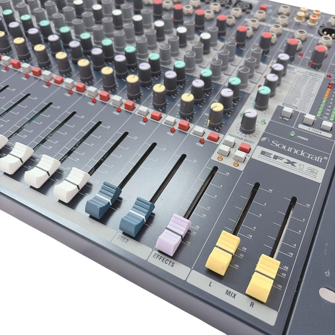 Soundcraft EFX12 アナログミキサー Lexiconエフェクト