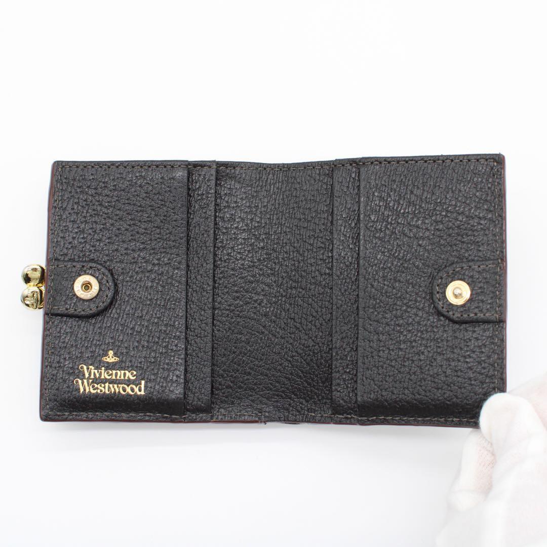 【美品】Vivienne 二つ折り財布 がま口 EXECUTIVE ブラック