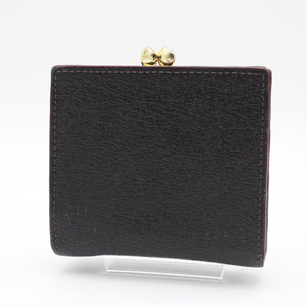 【美品】Vivienne 二つ折り財布 がま口 EXECUTIVE ブラック