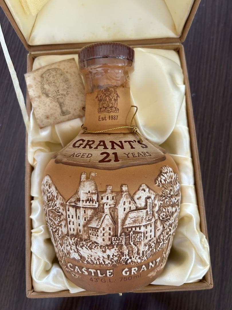 GRANT'S 21年 スコッチウイスキー 陶器ボトル