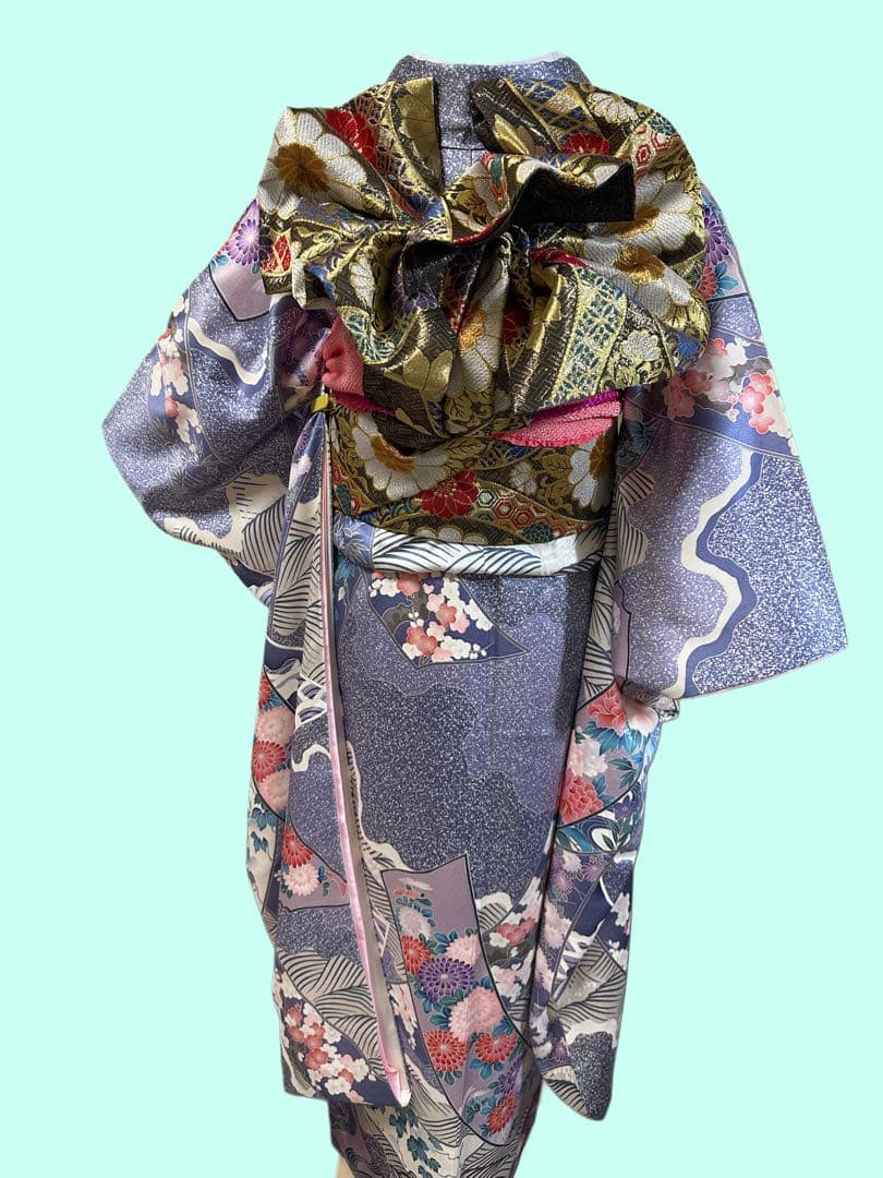 セール‼︎ 振袖2点セット　振袖＆長襦袢　長襦袢は新品　成人式やパーティにも♪