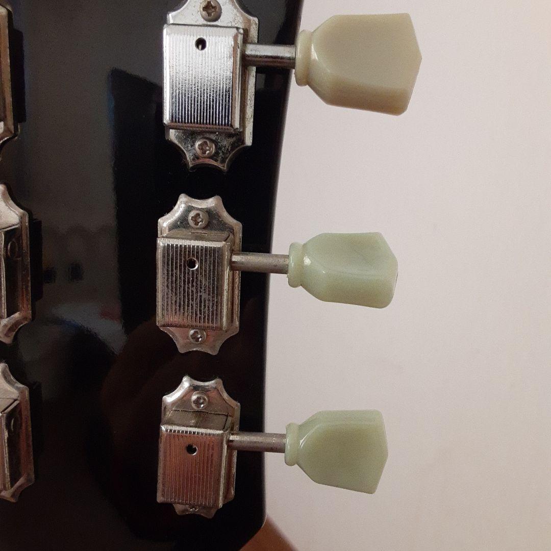 美品　Maison ブラック エレキギター レスポールタイプ