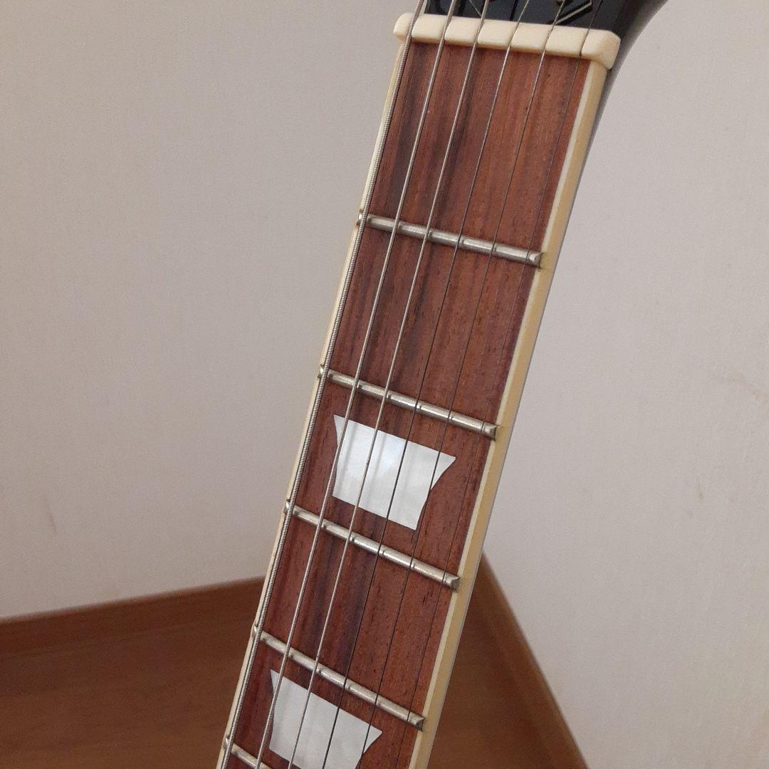 美品　Maison ブラック エレキギター レスポールタイプ