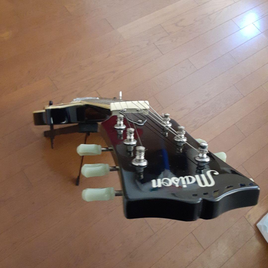 美品　Maison ブラック エレキギター レスポールタイプ