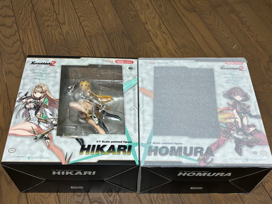 ゼノブレイド2 ホムラ、ヒカリ　フィギュア　2体セット