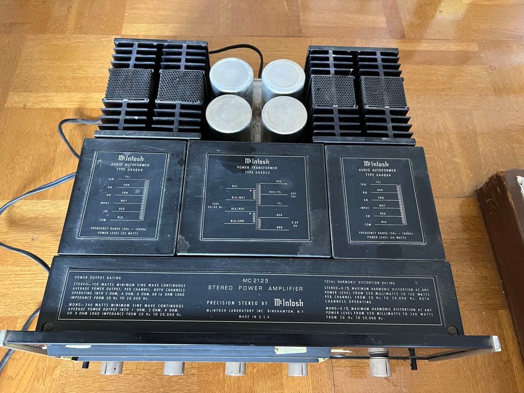 McIntosh マッキントッシュ パワーアンプ MC2125