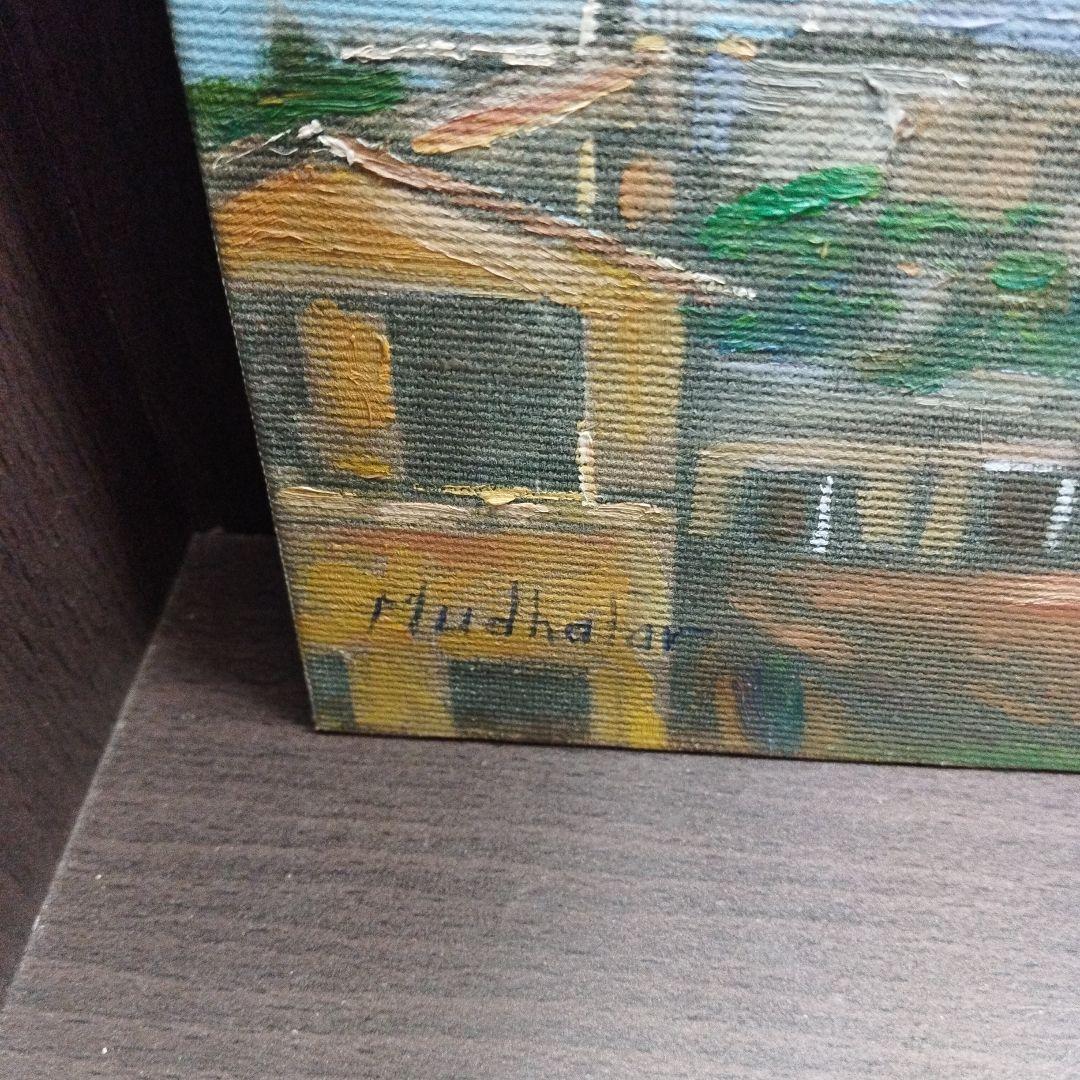 油彩画 風景画 ローマの風景 ②