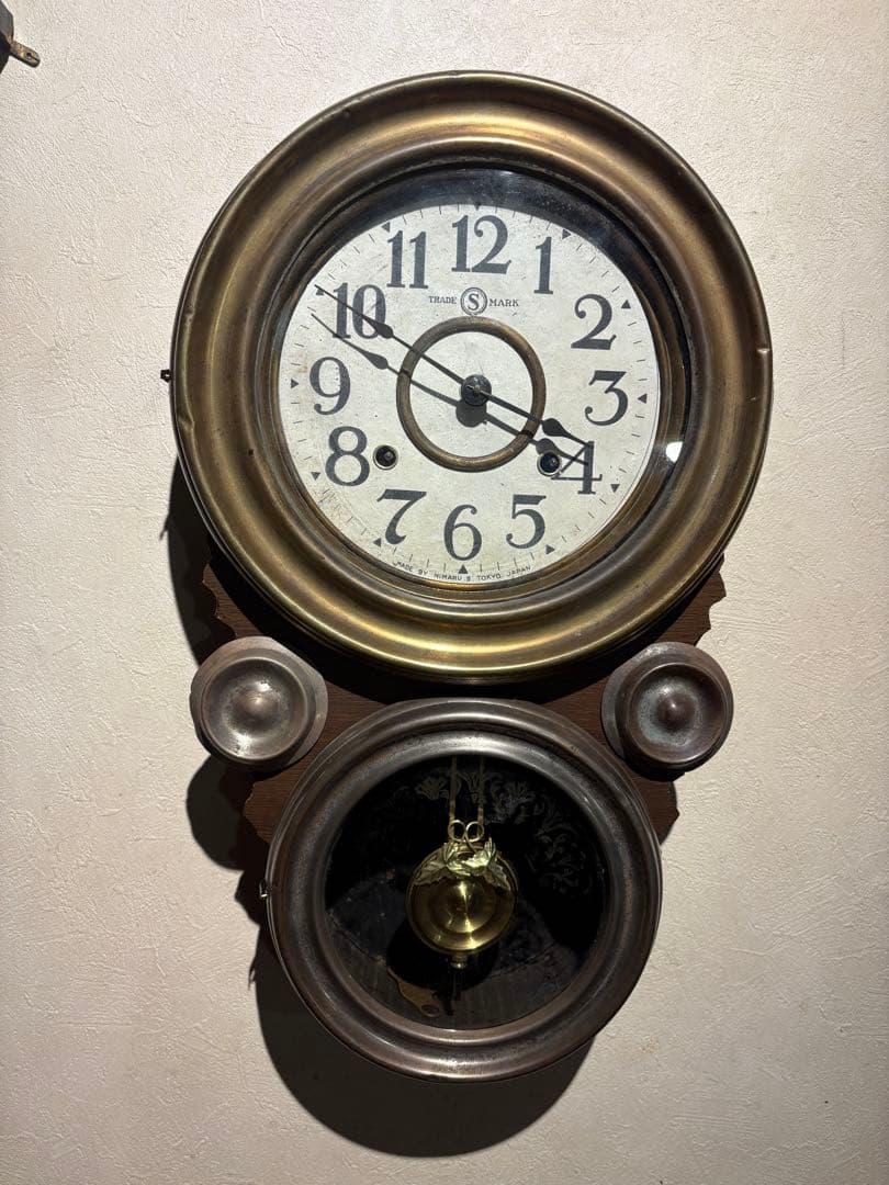 アンティーク 明治〜大正 真鍮製 達磨