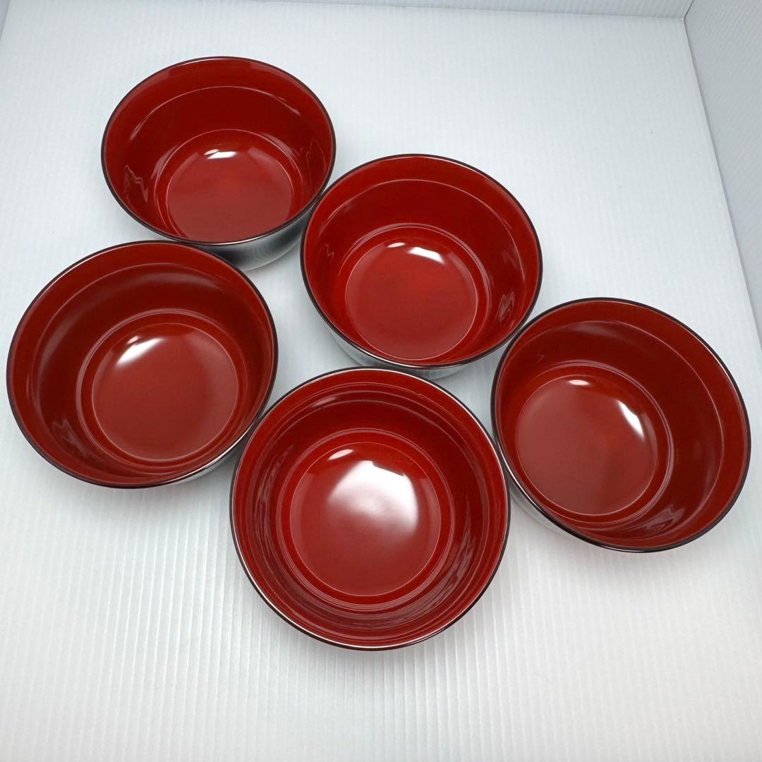 新品 輪島塗 汁椀 お椀 ５客セット 漆 漆器 伝統工芸 吸物椀 輪島漆器