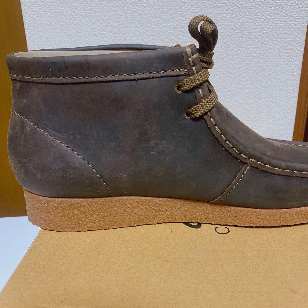 【クラークス】ワラビーブーツ モカシンブーツ 27.5cm