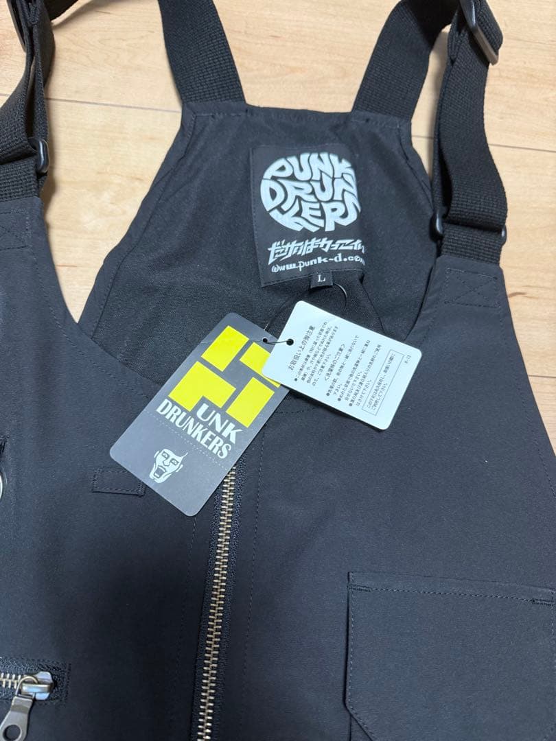 G*r様 PUNK DRUNKERS パンクドランカーズ あいつポケベスト ブラ