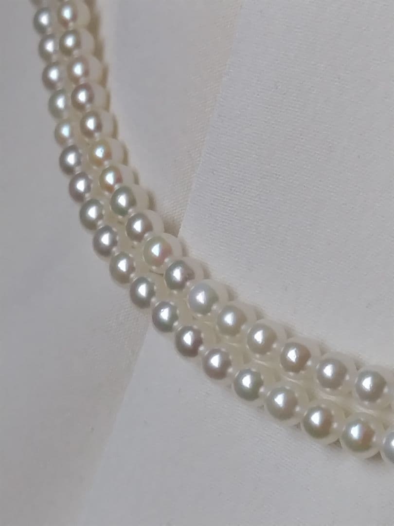 専用になります。 K18 アコヤ真珠ベビーパール　ロングネックレス