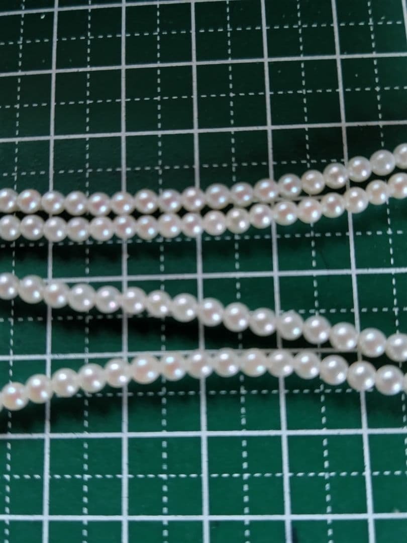 専用になります。 K18 アコヤ真珠ベビーパール　ロングネックレス