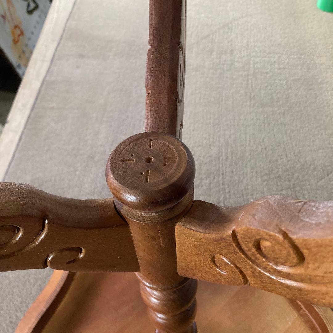 象嵌 コーヒーテーブル 丸テーブル サイドテーブル 幅54cm C